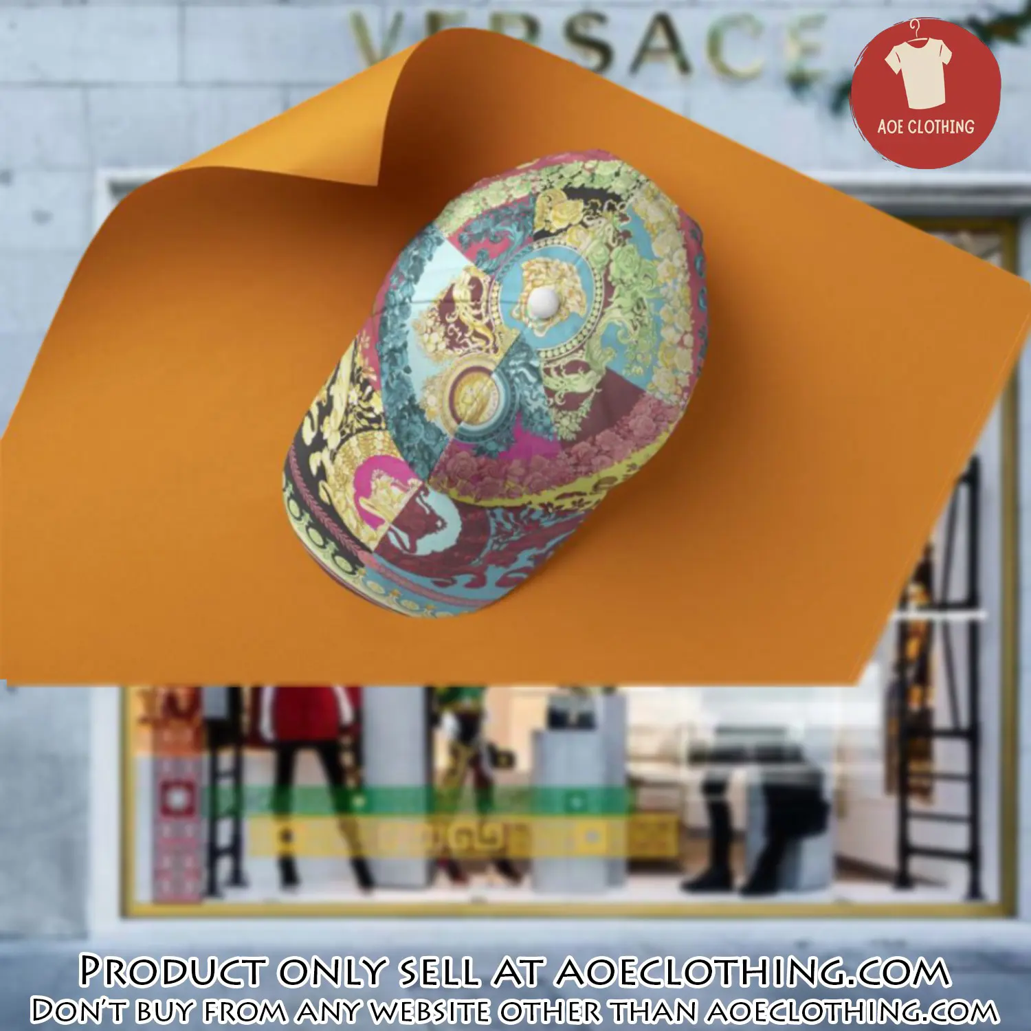 Versace luxury cap print 3d trending cap ctc1138 aoe1012659